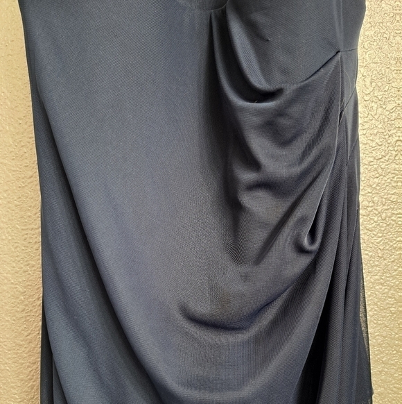 David's Bridal Bridesmaid Marine Dress Size 6 - Picture 5 of 8